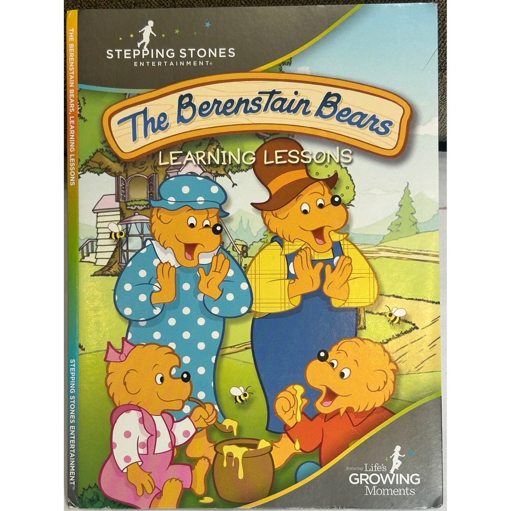 The Berenstain Bears Learning Lessons DVD Kids Family Animated Untested